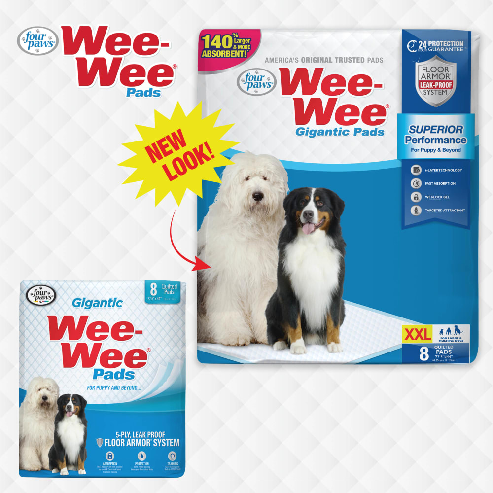 Four Paws Wee Wee Gigantic Xxl Pads 8ct new look