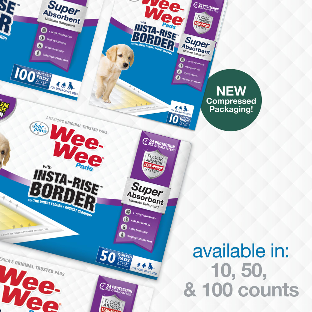 Four Paws Wee Wee Instarise 50ct Familyshot Copy family
